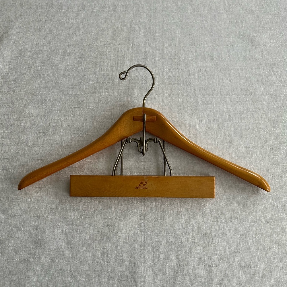 Vintage 1960’s Setwell Wooden Suit Hanger
